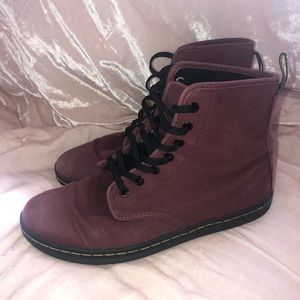 Dr. Martens Maroon High Tops